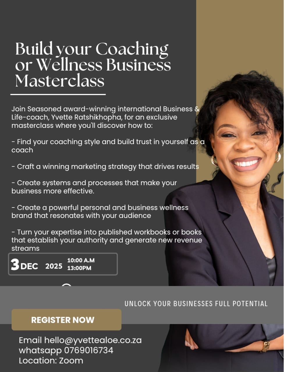 Build Your Coaching and Wellness Business Masterclass 2025